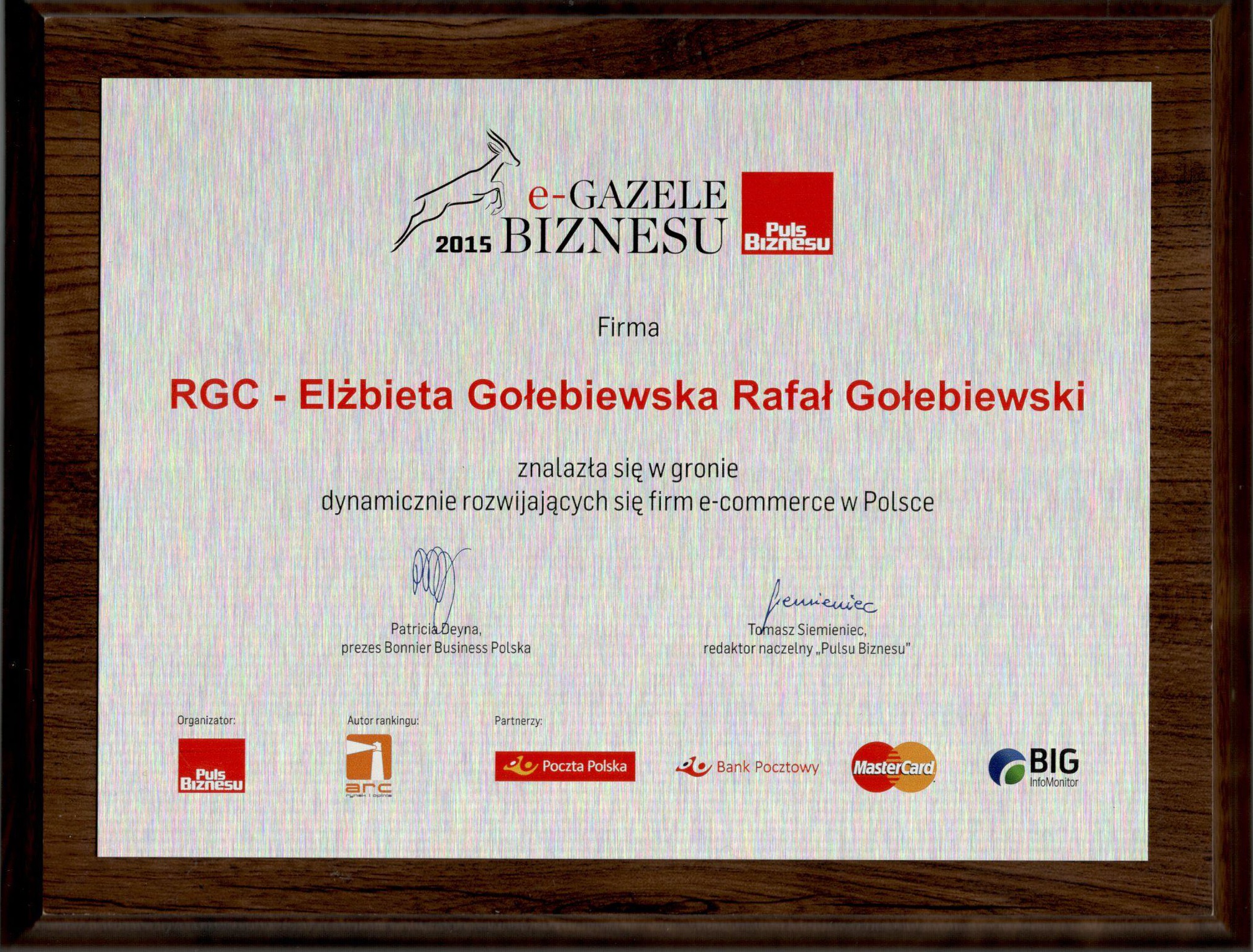 e-Gazela Biznesu 2015