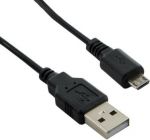 . 4World Kabel transmisja i ładowanie micro USB 1.0m czarny 07947-OEM