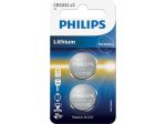 Bateria Philips CR2032 litowa 3V (2szt blister)